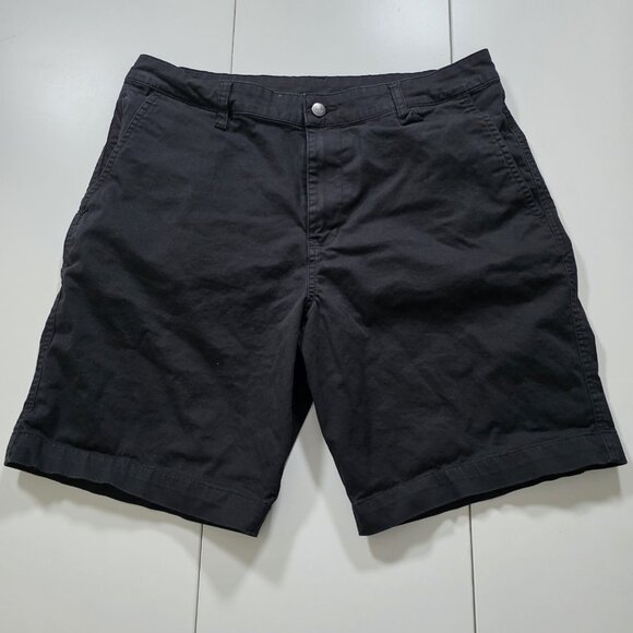 Tentree Shorts Mens 33 Black Organic Cotton Sustainable Comfort Hiking Stretch - Picture 7 of 16